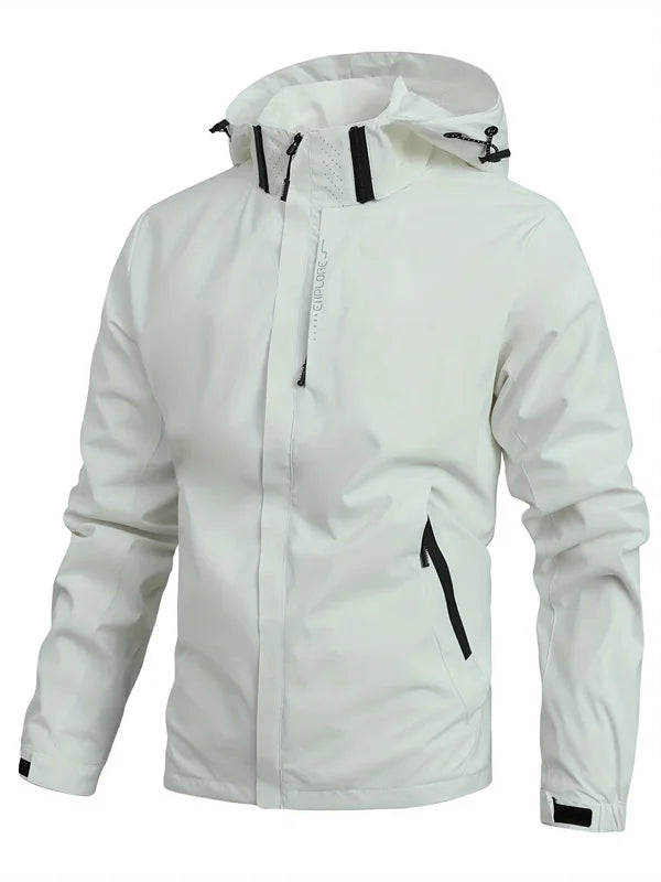 Waterproof Rain Jacket Lightweight Outer Hooded Outdoor Raincoat Hiking Windproof Jacket Climbing Outdoor Jackets