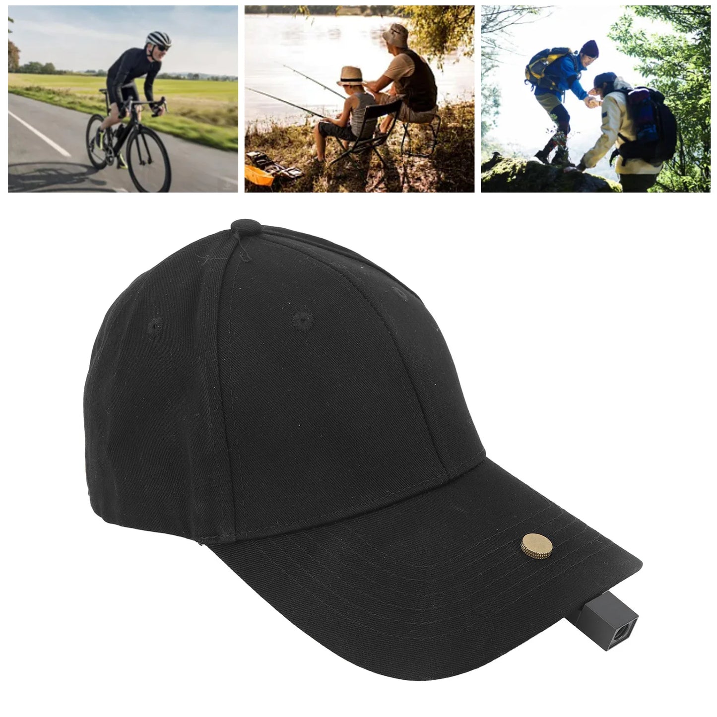 Sports Camera Baseball with 1080P Action Camera USB Sporting Action Camera Baseball Hat