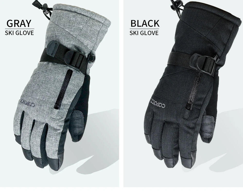 Gloves Waterproof Gloves with Touchscreen Function Thermal Snowboard Gloves Warm Motorcycle Snow Gloves Men Women