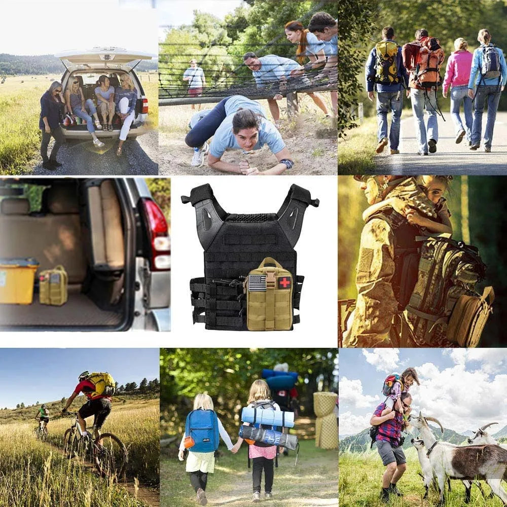 Emergency Kit Trauma Bag Outdoor Multifunction Camping Gear Survival Kit First Aid Kit SOS Wilderness Emergency Knife Kit