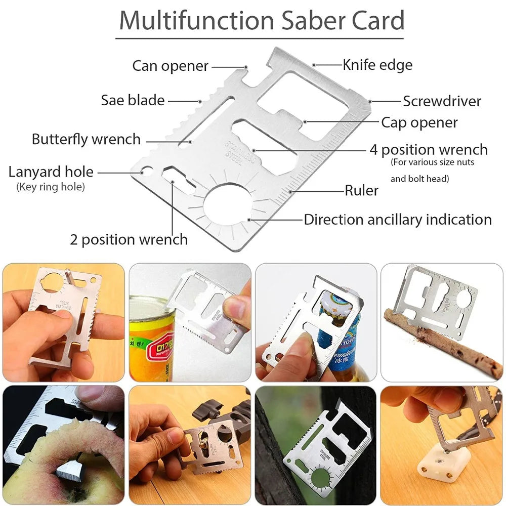 Emergency Kit Trauma Bag Outdoor Multifunction Camping Gear Survival Kit First Aid Kit SOS Wilderness Emergency Knife Kit