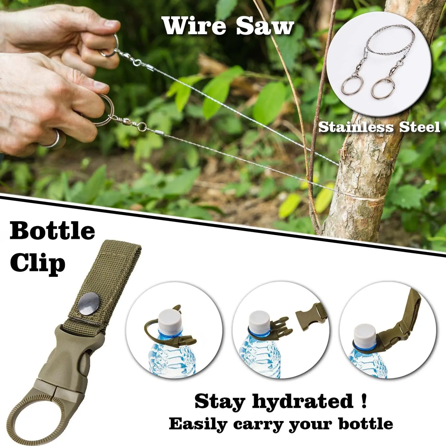 Emergency Kit Trauma Bag Outdoor Multifunction Camping Gear Survival Kit First Aid Kit SOS Wilderness Emergency Knife Kit