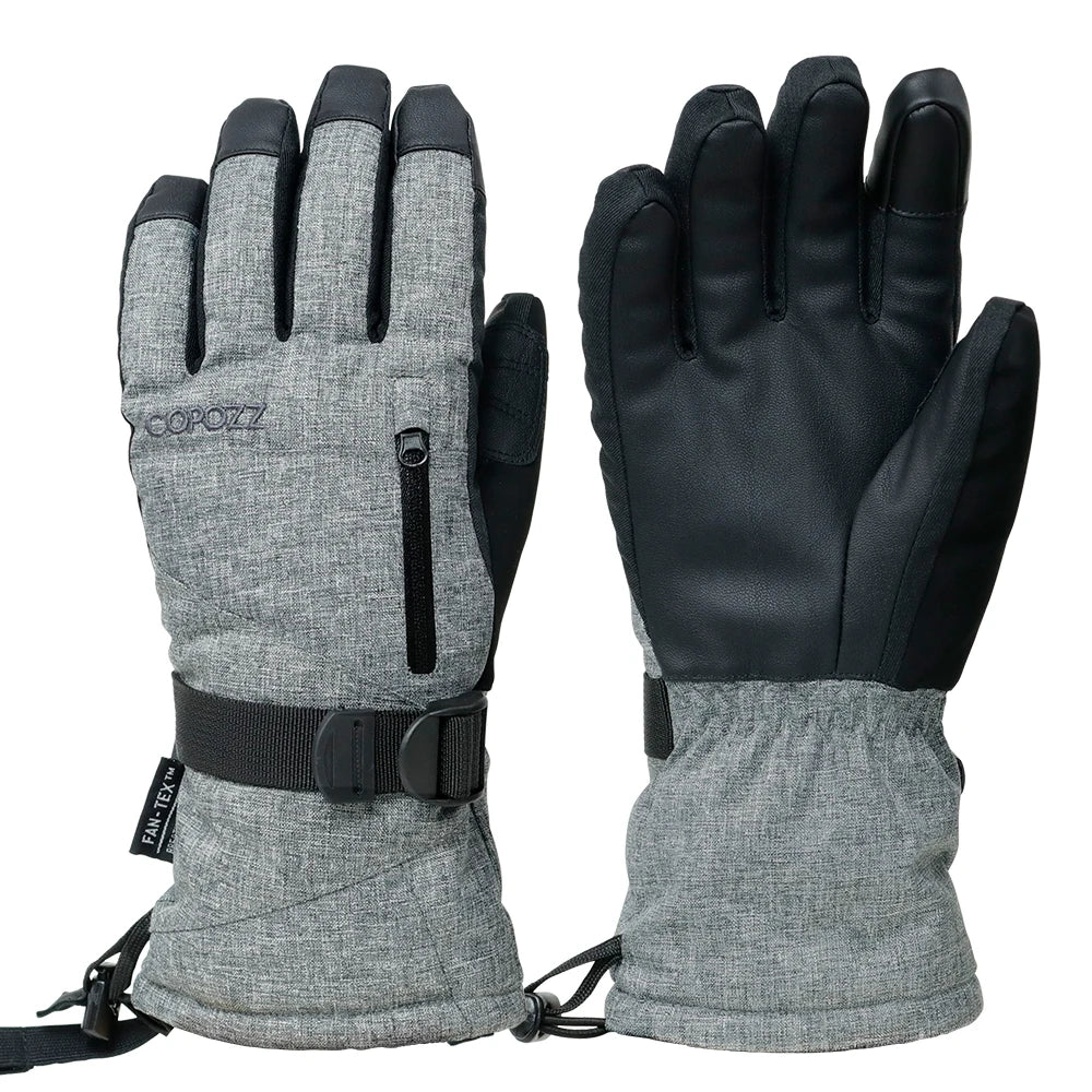 Gloves Waterproof Gloves with Touchscreen Function Thermal Snowboard Gloves Warm Motorcycle Snow Gloves Men Women