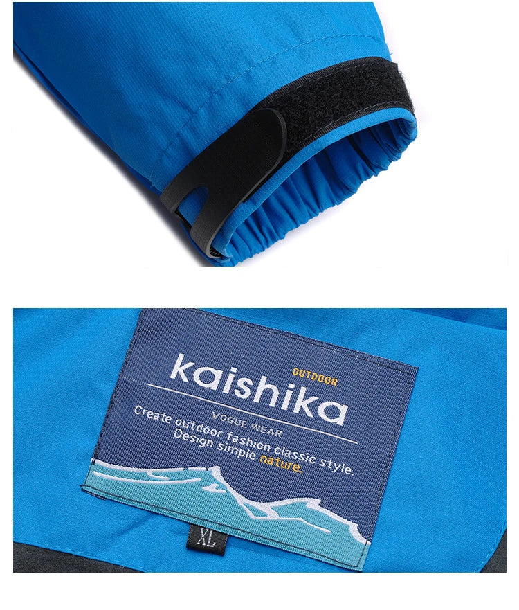 Camping Hiking Jacket Men Autumn Outdoor Sports Coats Climbing Trekking Windbreaker Travel Waterproof Jackets Black