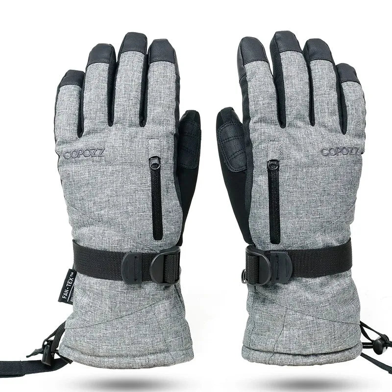 Gloves Waterproof Gloves with Touchscreen Function Thermal Snowboard Gloves Warm Motorcycle Snow Gloves Men Women