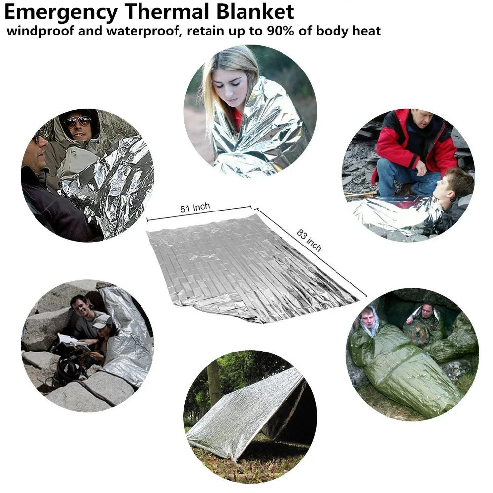 Emergency Kit Trauma Bag Outdoor Multifunction Camping Gear Survival Kit First Aid Kit SOS Wilderness Emergency Knife Kit