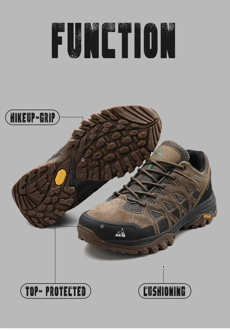Outdoor Shoes Hiking Men's Sports Casual Mountain Trekking Boots Camping Sneakers for Men Non-slip Wear-resistant