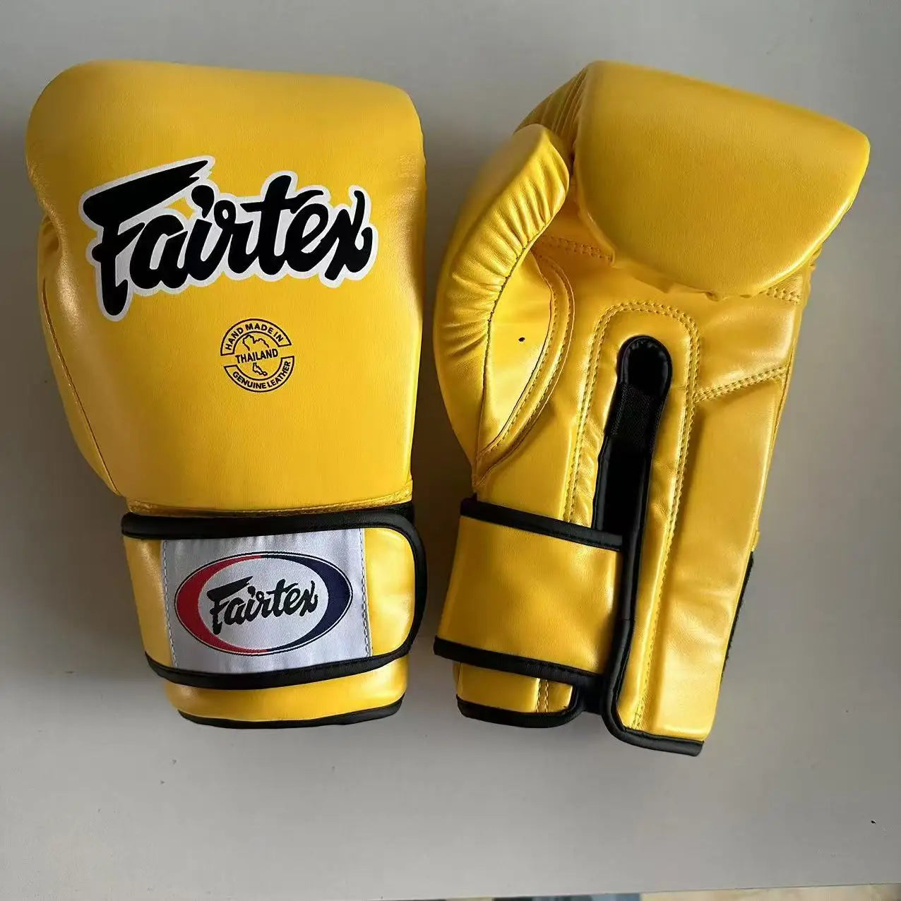 FAIRTEX Boxing Gloves Professional Muay Thai Training Sparring Leather Punching Bag Gloves for Adults Youth