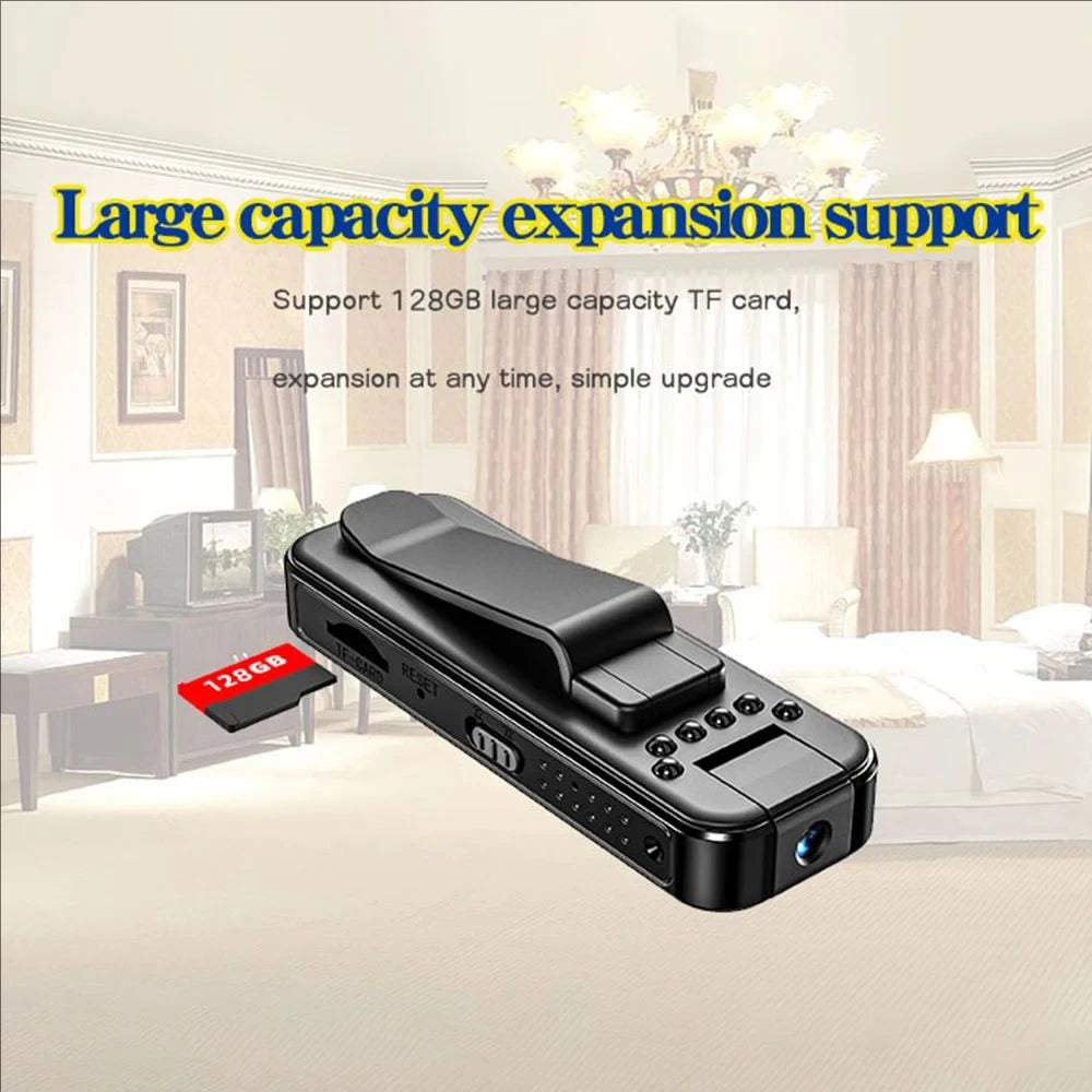 1080P HD Mini Camera Portable Small Digital Video Recorder Surveillance Camcorder Night Vision Video Police BodyCam Infrared