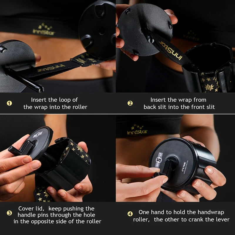 Boxing Wrap Roller, Bandage Roller Handheld Bandage Roller System Lightweight