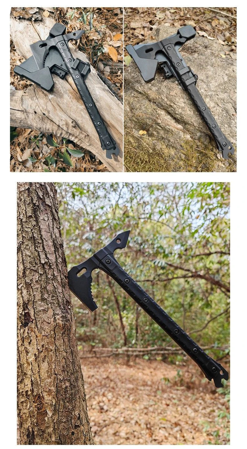 Multifunctional Hand Axe Mountain Camping Tactical Survival Defense Axes Outdoor Cutting Firewood Axe Portable Fire Rescue Axes