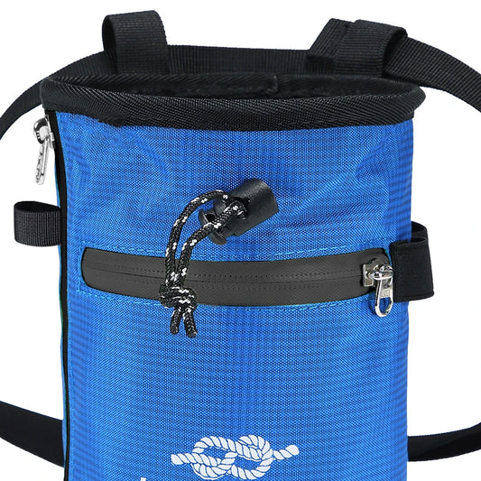 Climbing Chalk Bag with Chalk Brush Waterproof Chalk Bag Bucket Premium Gym Chalk Bag for Climbing Gymnastics for Rock Climbing