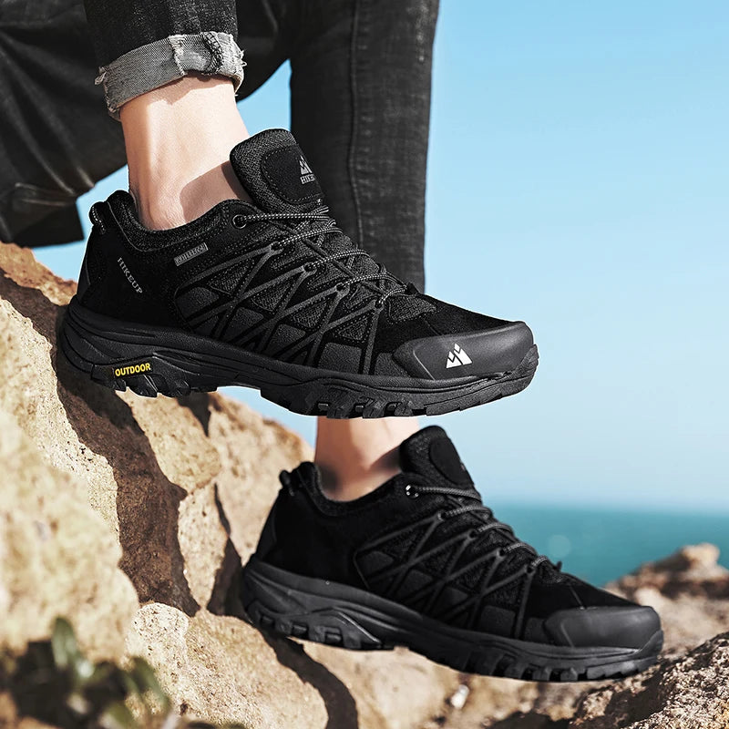 Outdoor Shoes Hiking Men's Sports Casual Mountain Trekking Boots Camping Sneakers for Men Non-slip Wear-resistant