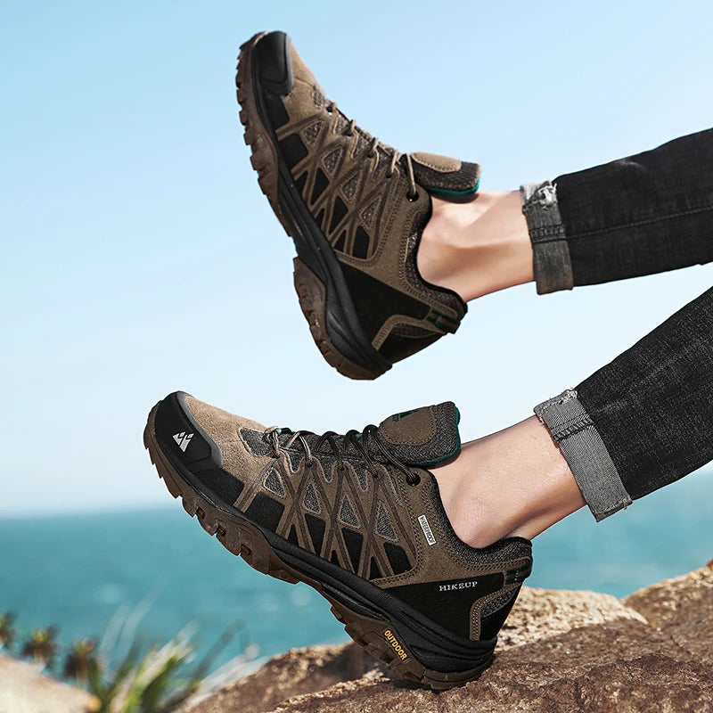 Outdoor Shoes Hiking Men's Sports Casual Mountain Trekking Boots Camping Sneakers for Men Non-slip Wear-resistant