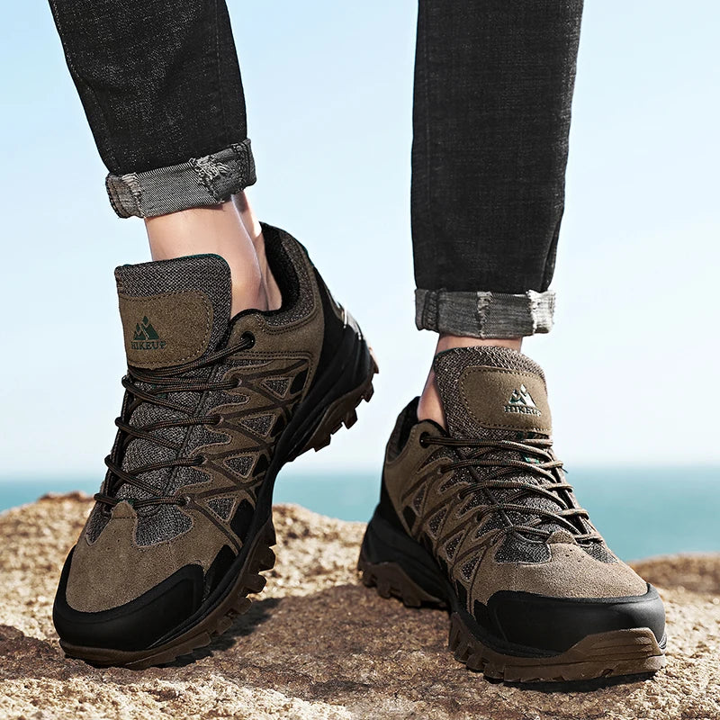 Outdoor Shoes Hiking Men's Sports Casual Mountain Trekking Boots Camping Sneakers for Men Non-slip Wear-resistant