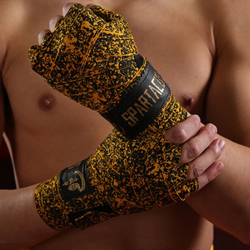2pcs 3/5m Woolen Fabric Boxing Bandage High Elastic Boxing Sanda Training Bandage MMA Hand Gloves Wraps Belt Wrist Protector
