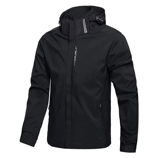 Waterproof Rain Jacket Lightweight Outer Hooded Outdoor Raincoat Hiking Windproof Jacket Climbing Outdoor Jackets