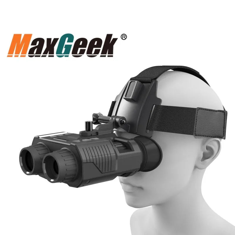 4K 3D Night Vision Binoculars Infrared Head Mounted Night Vision Goggles for Hunting Camping