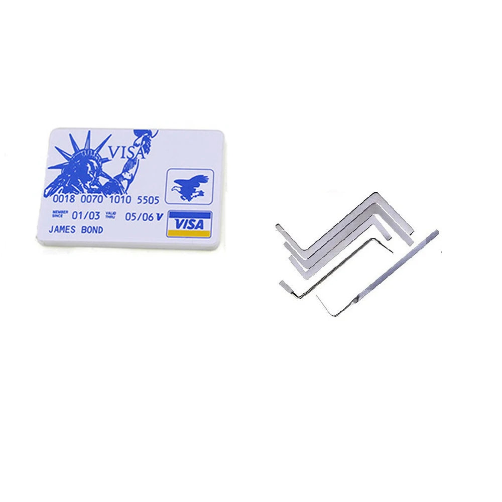 5 in 1 Locksmith Supplies Hand Tools Lock Pick Set Row Tension Wrench Tool Broken Key Auto Extractor Remove Hook Hardware