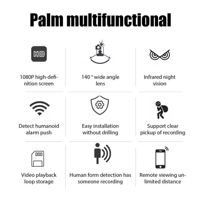 Hot Mini Wifi 1080P Security Camera with Motion Detection for Baby Monitoring and Home Safety Surveillance