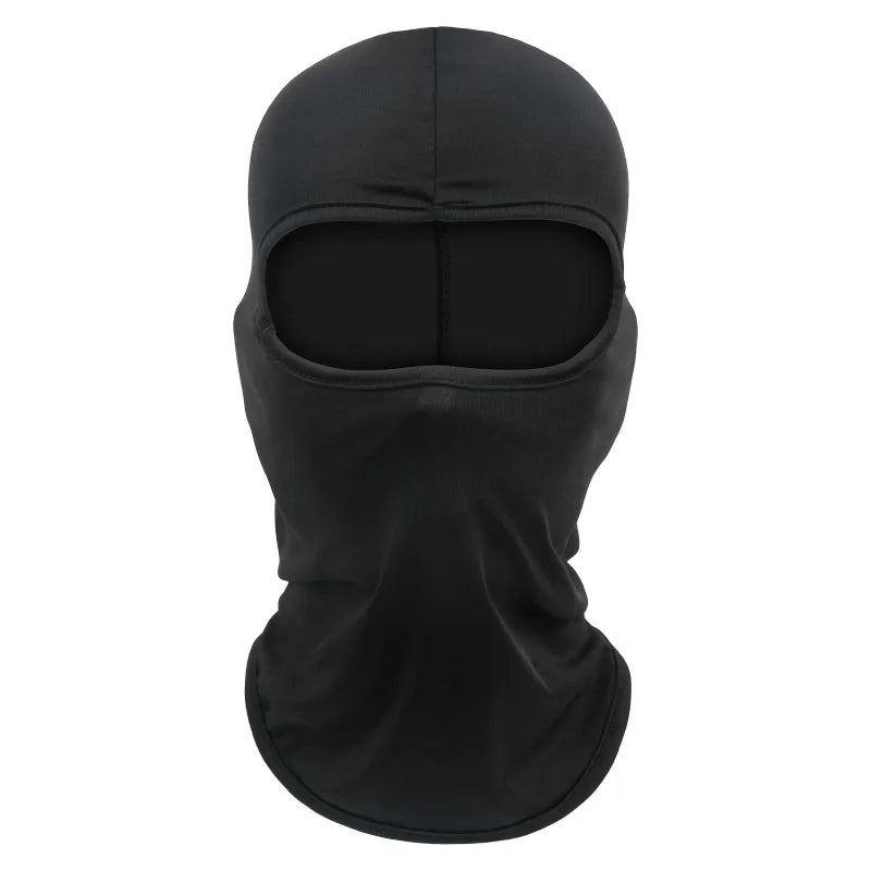 Breathable Black Cross Balaclava Caps for Men Face Ski Mask Beanie Four Seasons Bicycle Hiking Outdoor Sports Tool Bonnet