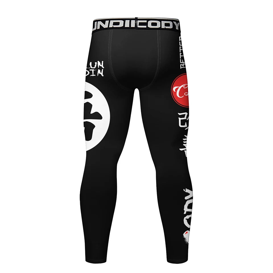 New Rashguard Jiu Jitsu For Men MMA T-shirt +Pant 4PCS/Set Brazilian Grappling Bjj Boxing Sport Compression Clothings MMA Shorts