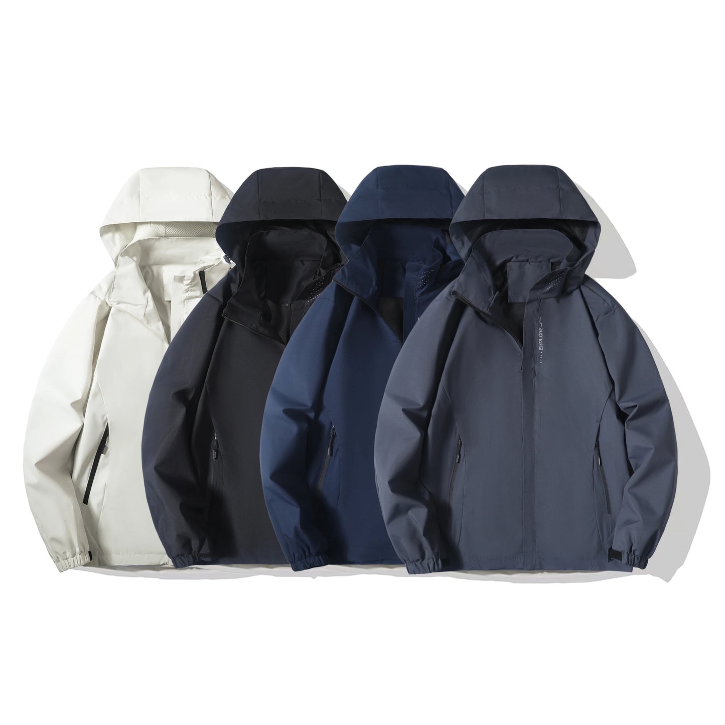 Waterproof Rain Jacket Lightweight Outer Hooded Outdoor Raincoat Hiking Windproof Jacket Climbing Outdoor Jackets