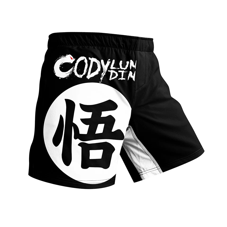 New Rashguard Jiu Jitsu For Men MMA T-shirt +Pant 4PCS/Set Brazilian Grappling Bjj Boxing Sport Compression Clothings MMA Shorts