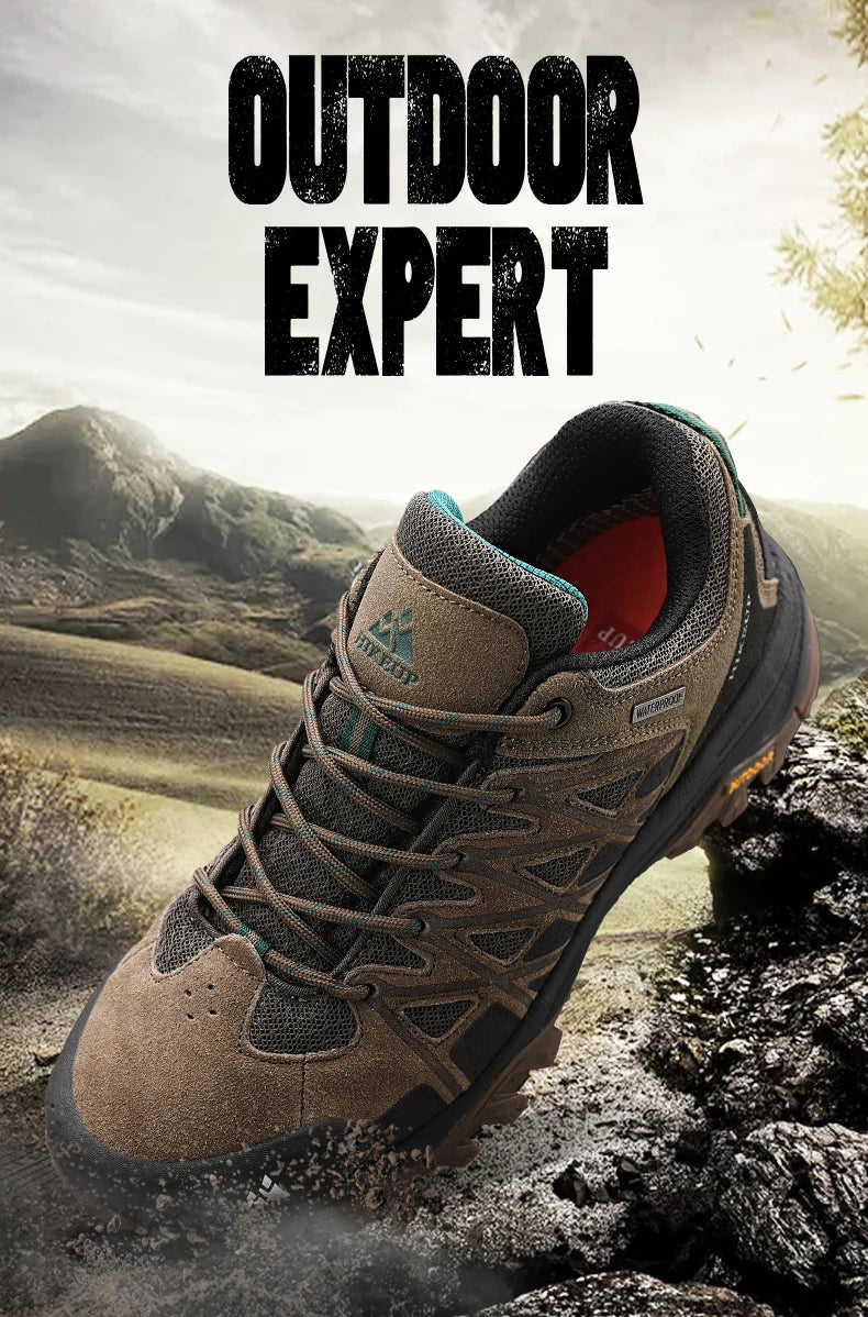 Outdoor Shoes Hiking Men's Sports Casual Mountain Trekking Boots Camping Sneakers for Men Non-slip Wear-resistant